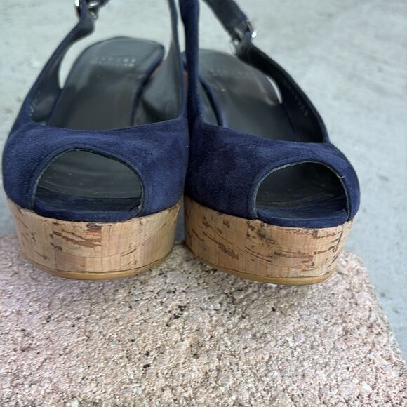 Stuart Weitzman, Jean Cork wedges - Picture 4 of 7